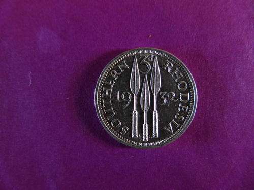 SOUTHERN RHODESIA 1932 3d PIECE IN A BEAUTIFUL UNC CONDITION